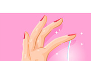 Contraception Method: Implant, a Healthcare Illustration by MISS CHATZ (Thumbnail 3 of 3)