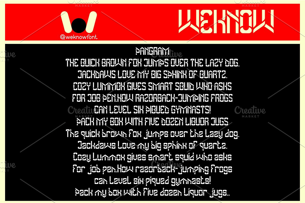 Another Version font, a Font by weknow (Photo 6 of 8)