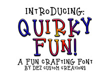 Quirky Fun - A Fun Hand LetteredFont