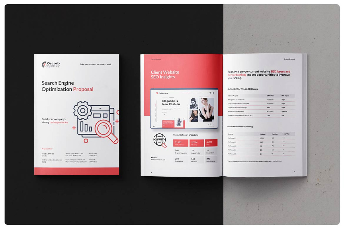 SEO Proposal, a Brochure Template by StudioGraficso (Photo 2 of 11)