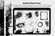 250 Grunge Procreate Brushes, a Brush Add-On by Selentaori Studio (Thumbnail 7 of 10)