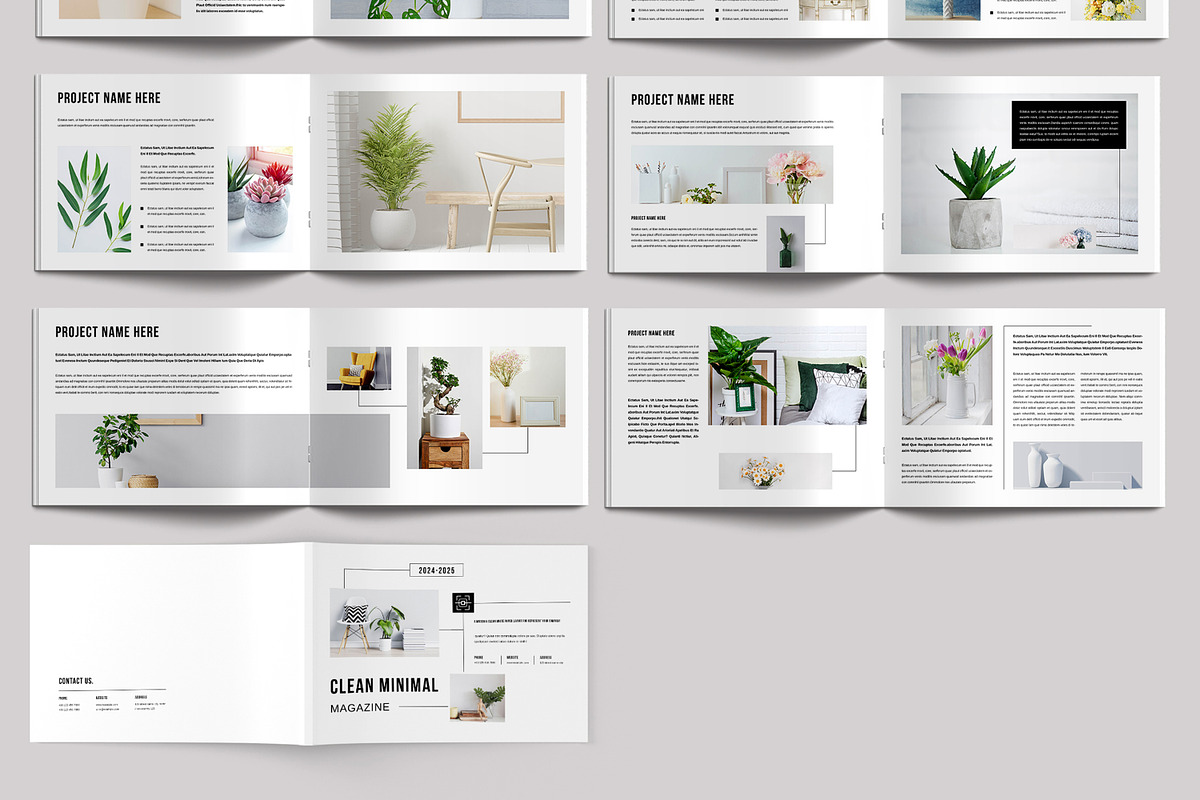 Minimal Magazine Template, a Magazine Template by MightyDesign (Photo 3 of 6)