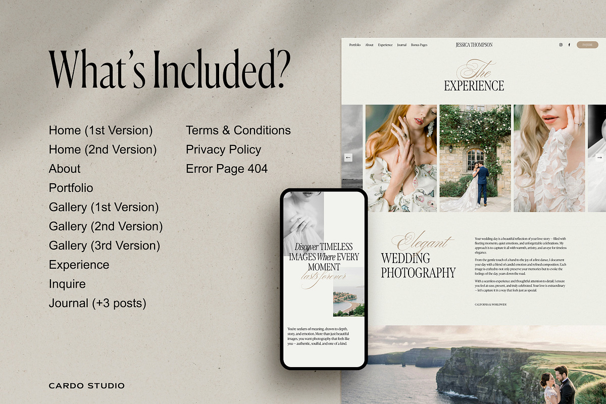 Squarespace Photographer Website, a Squarespace Template by The Soft Voice (Photo 6 of 8)