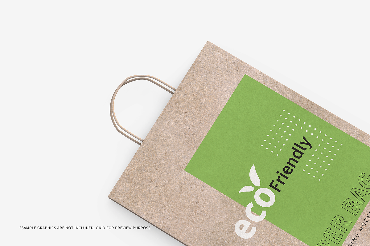 Craft Paper Bag Packaging Mockups, a Packaging Mockup by shaikerintu (Photo 8 of 11)