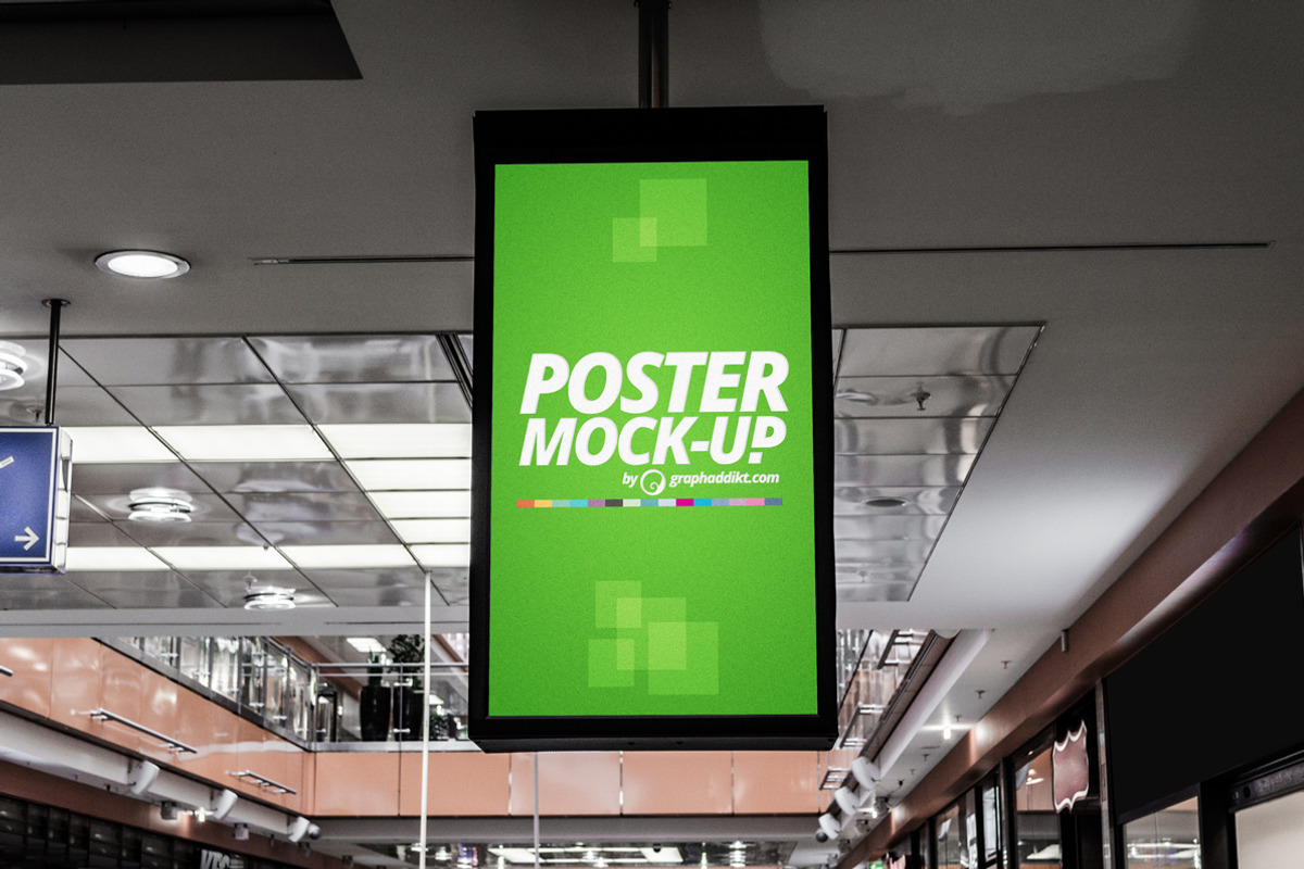 Poster mockups, a Print Template by graphaddikt (Photo 5 of 6)