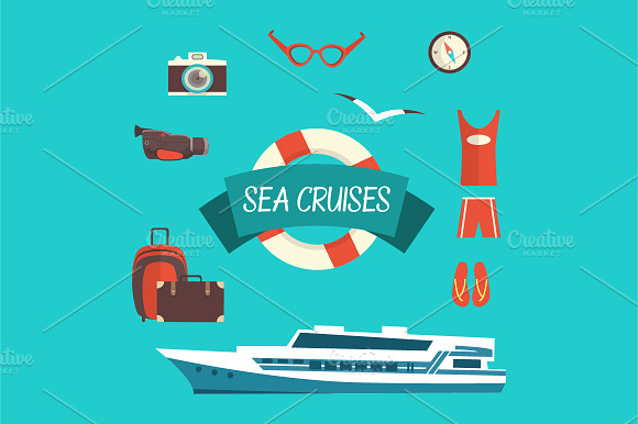 Tourism Concept Image Sea Vacation