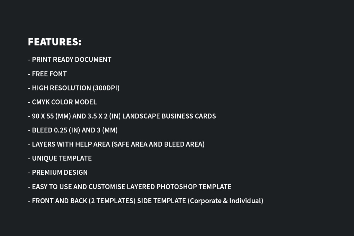 Markina Business Card Template, a Business Card Template by Perfect Design (Photo 5 of 5)