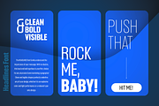 Headlines Font Family, a Sans Serif Font by TypeThis!Studio (Thumbnail 8 of 11)