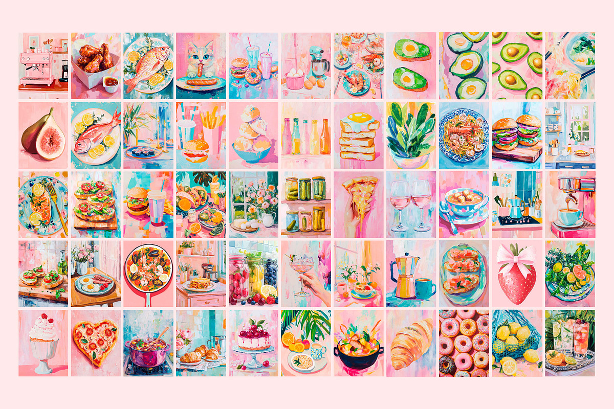 121 Vibrant Food Prints Gallery, a Background Graphic by Feelsoul (Photo 13 of 14)