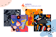 Jazz band modern characters, a Person Illustration by PixelAesthetic (Thumbnail 3 of 6)