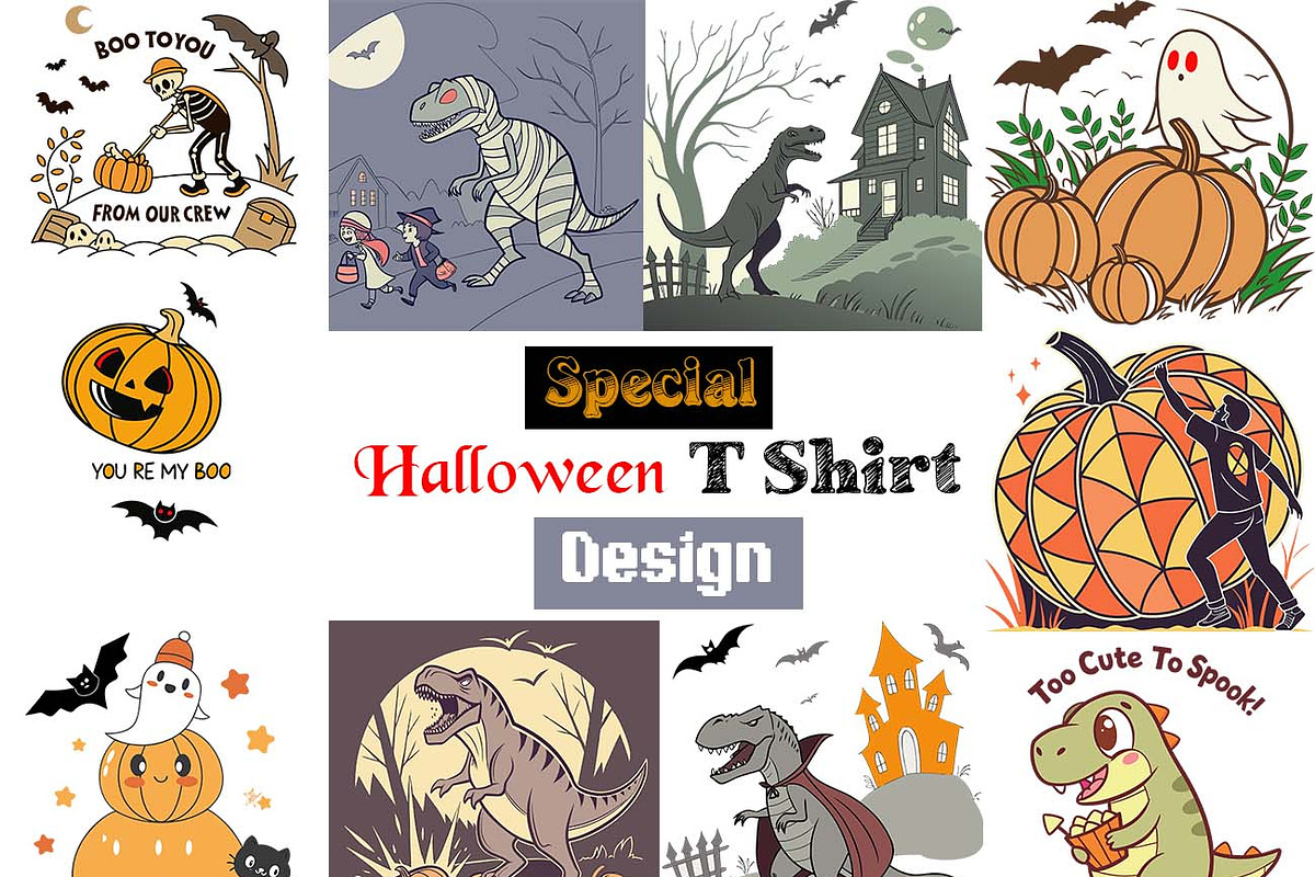Special Halloween T Shirt Design, an Illustration by Studio Retouch (Photo 1 of 11)