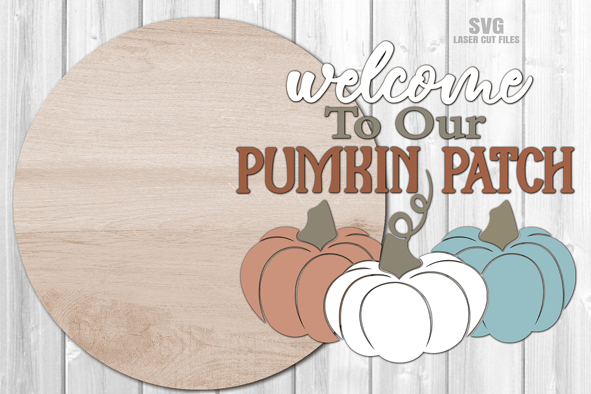 Pumpkin SVG | Fall Sign Laser Files, a Graphic by Cloud9DesignSVG (Photo 3 of 3)