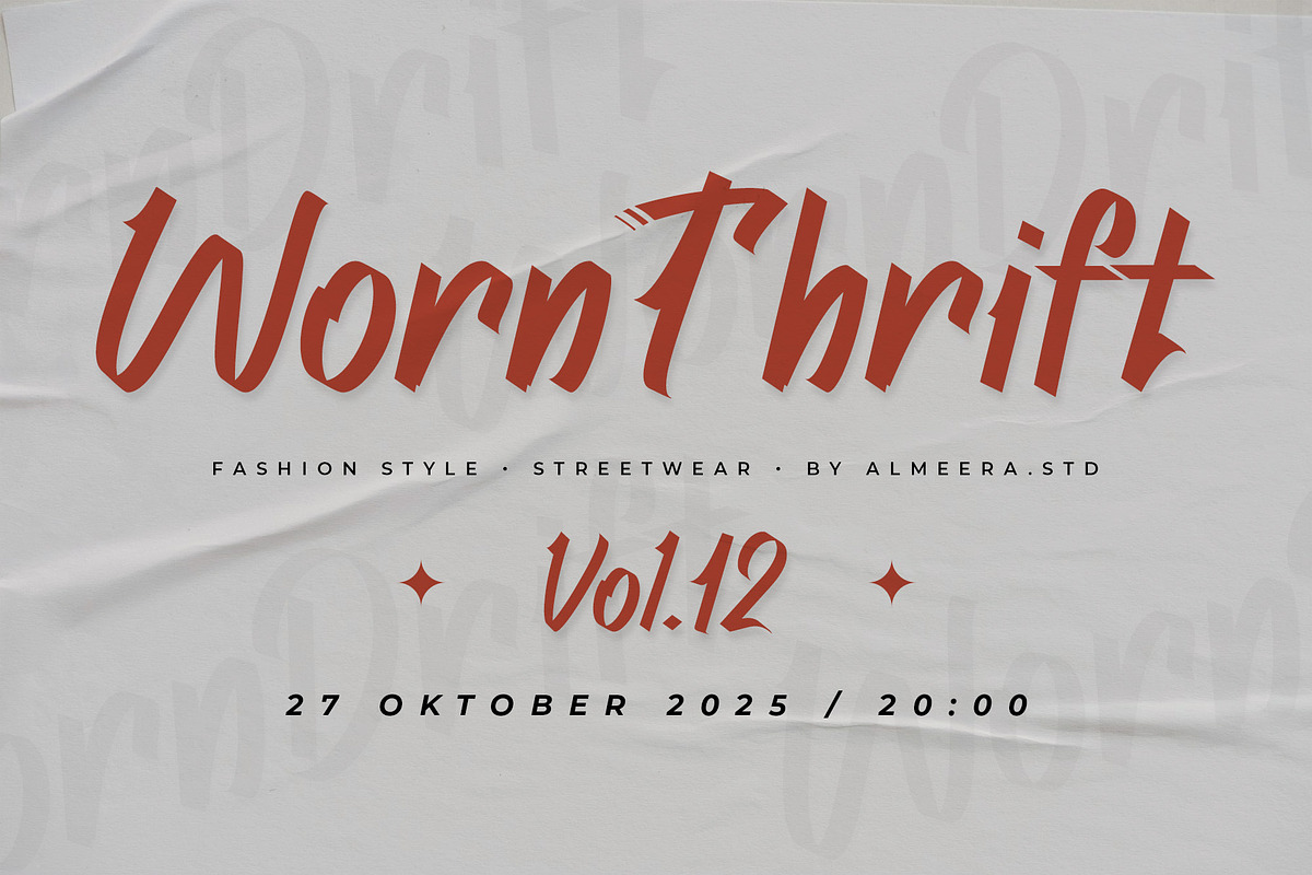 Grestique – Modern Display Font, a Handwritten Font by Almeera Std (Photo 3 of 10)
