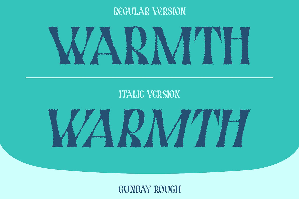 Gunday Rough, a Serif Font by Craft Supply Co. (Photo 3 of 8)