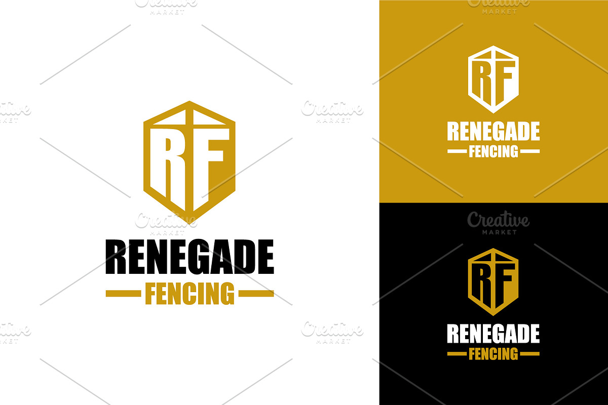 Renegade Fencing Logo, a Branding & Logo Template by zaqilogo