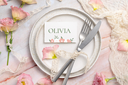 Delicate Wedding Invitation Set, a Design Template by Ollyta May (Thumbnail 5 of 13)
