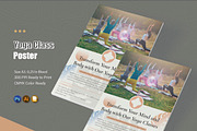 Yoga Class Poster, a Poster Template by Esensifiksi.studio (Thumbnail 1 of 2)