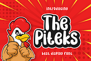 The Piteks Font, a Sans Serif Font by Onotype (Thumbnail 1 of 4)