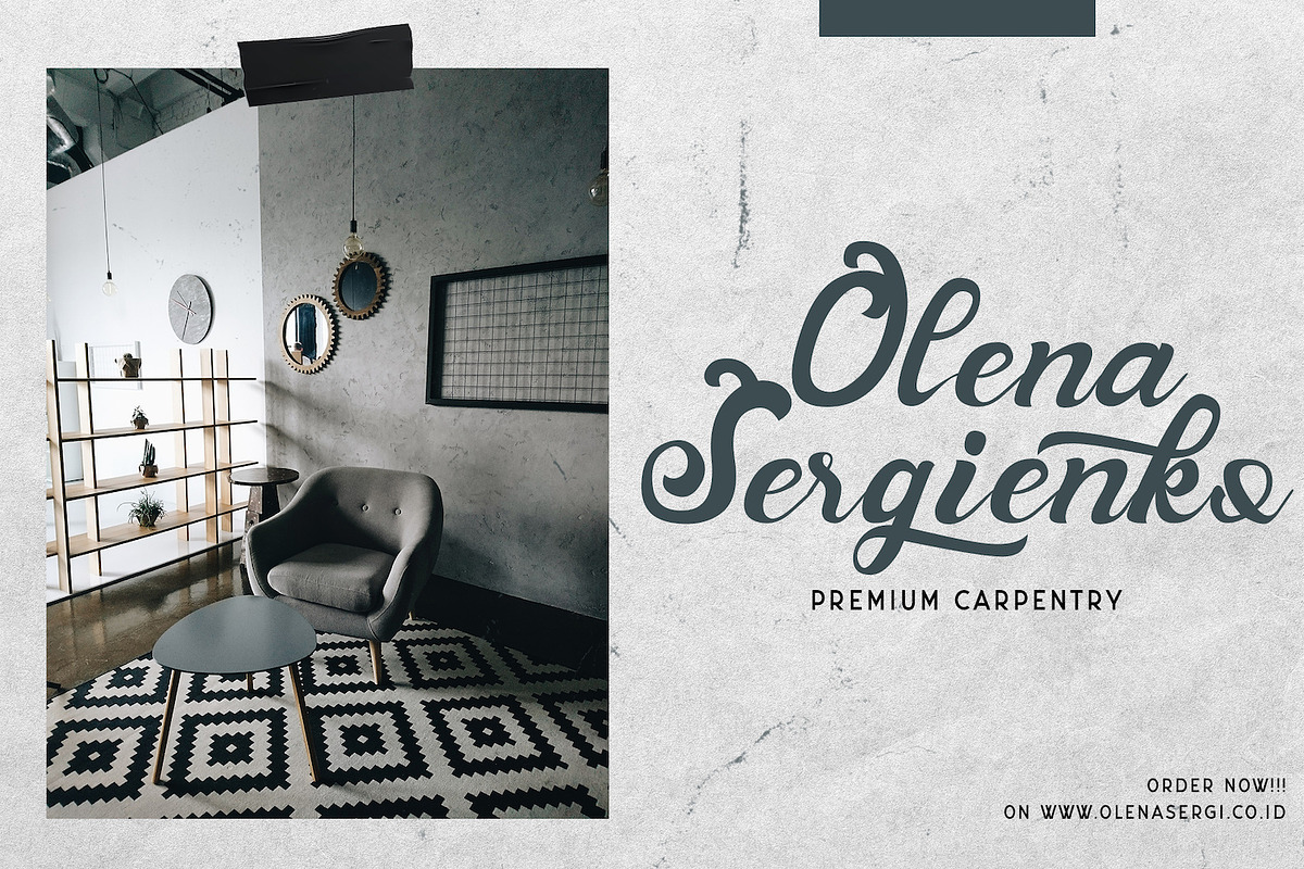 Andy Tusvah - Bold Script Font, a Script Font by StringLabs (Photo 9 of 14)