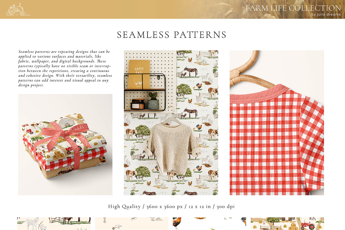 Farm Life Watercolor Collection, an Object Graphic by Julia Dreams (Photo 3 of 12)