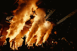 night party festival crowd