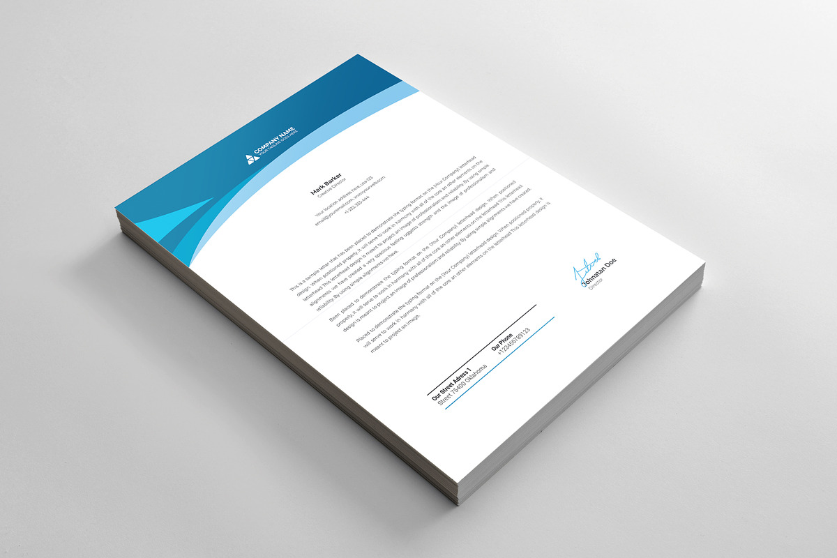 Letterhead, a Stationery Template by Curve Design (Photo 2 of 4)