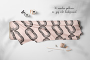 Watercolor Black Rainbows Patterns, a Pattern Graphic by MayaNavits (Thumbnail 4 of 11)