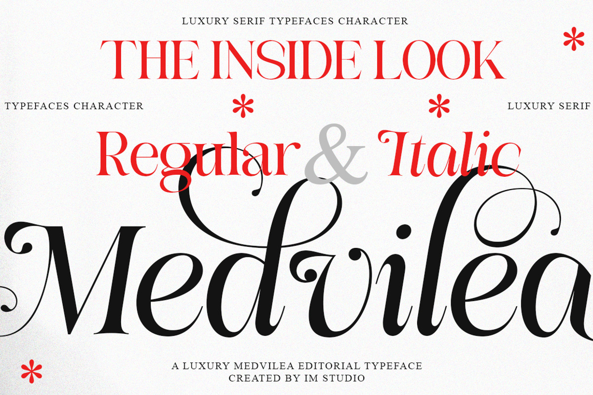Medvilea Editorial | 15 Style Font, a Serif Font by IM Studio (Photo 9 of 13)