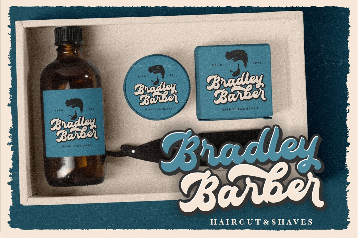 Klassik Style Retro Bold Script, a Script Font by Creatype Studio (Photo 6 of 9)