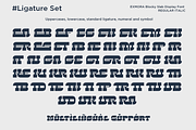Exmora - Blocky Slab Display, a Slab Serif Font by Say Studio (Thumbnail 11 of 11)
