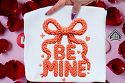 Yarn Be Mine Coquette Bow Valentine, an Illustration by Craft Nest (Thumbnail 2 of 7)