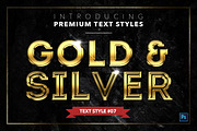 Gold & Silver #6 - 20 Text Styles, a Layer Style Add-On by Jonas Stensgaard (Thumbnail 8 of 23)