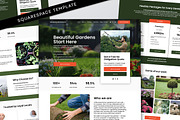 Garden Maintenance Website Template, a Websites & App Template by Template Twist Shop (Thumbnail 1 of 10)