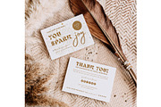 Boho Wedding Enclosure Card Mockup, a Mockup by Kelligraphy Co. (Thumbnail 2 of 2)