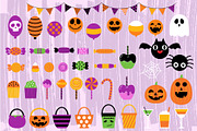 Halloween Party set, a Decorative Illustration by faitotoro (Thumbnail 2 of 7)