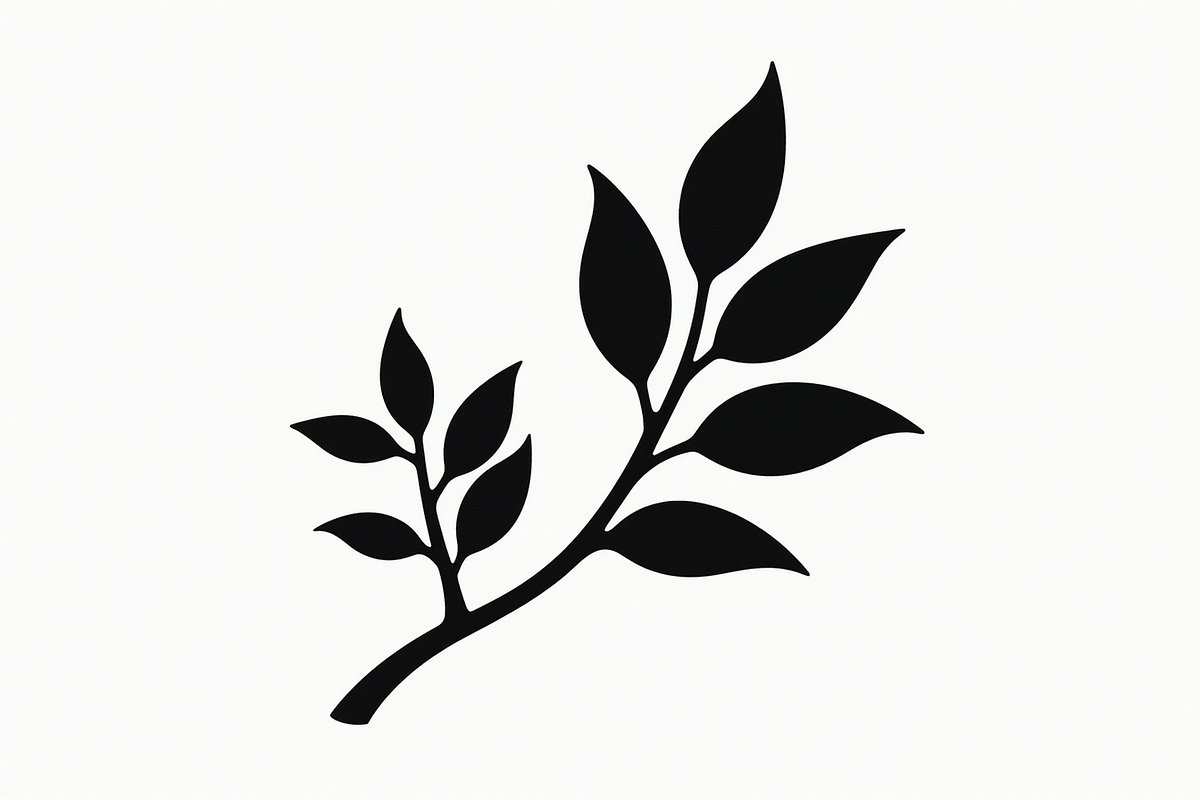 This elegant Leaf and Branch Botanic, an Illustration by Amazin_art (Photo 4 of 21)