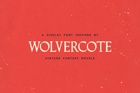 Wolvercote Regular - Display Font preview 6