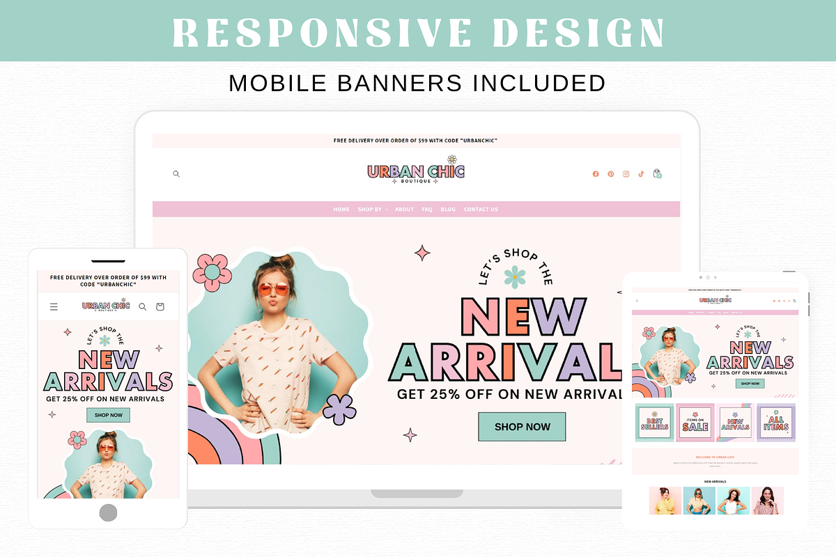 Retro Shopify Theme Template, a Shopify Template by AdvertFox (Photo 8 of 9)