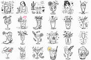 Cocktail and Drink Wine Glass PNG, an Illustration by Libby Wishes (Thumbnail 3 of 7)