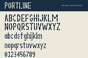 Portline — Condensed Stencil Font, a Sans Serif Font by Colorsfav (Thumbnail 10 of 10)