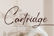 Cartridge Handwritten, a Handwritten Font by Barra & Beryl Co. (Thumbnail 1 of 9)