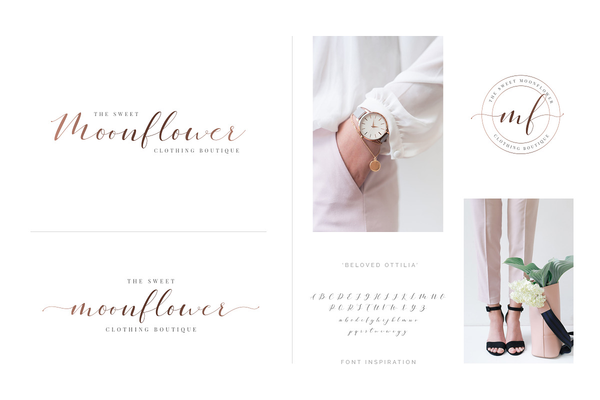 Beloved Ottilia Font + Free Logos preview 3