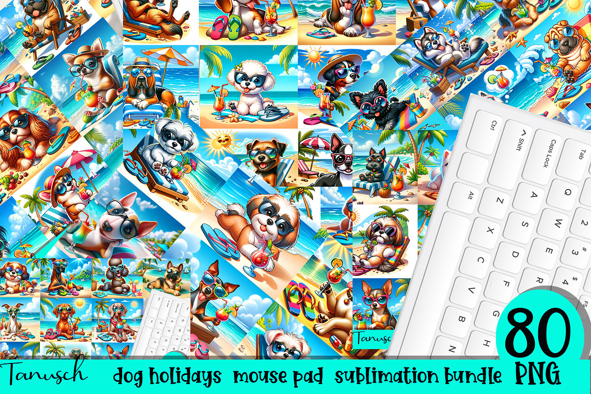 holiday dog breeds mega bundle, an Animal Illustration by TanuschArts (Photo 20 of 24)