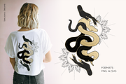 Collection of snakes in hands, an Animal Illustration by Siriliadka Dreams (Thumbnail 5 of 9)