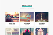 Flatfy - Responsive Resume / CV, a Bootstrap Template by Linewp (Thumbnail 3 of 4)