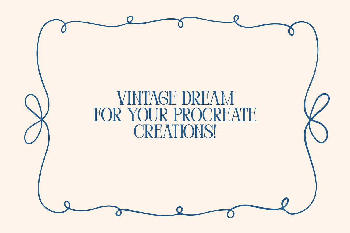 Frames & Bows Procreate Stamps, a Brushes & More by Veronika Gotovceva (Photo 7 of 7)