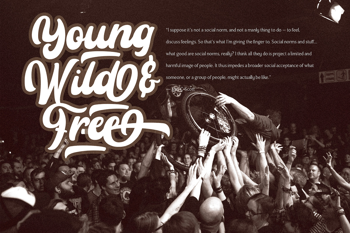 Rayhue - Retro Bold Script Font preview 6