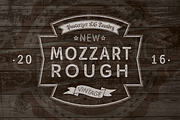 Mozzart Rough, a Sans Serif Font by Posterizer KG (Thumbnail 1 of 5)