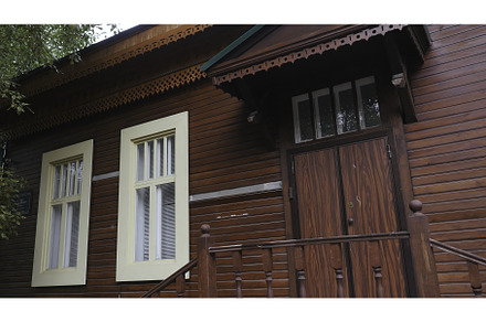 Old wooden house in summer. Stock, an Architecture Photo by Media Whale Stock