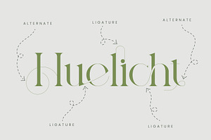 Huelicht Modern Serif Font